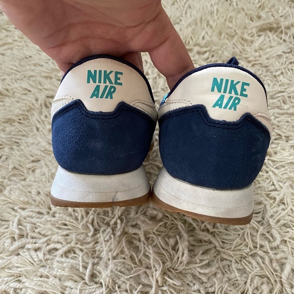 Womens Nike Air Pegasus 83 Print 725079-400 Midnight Navy/ Sail-Tide Pool Blue - Picture 2 of 9